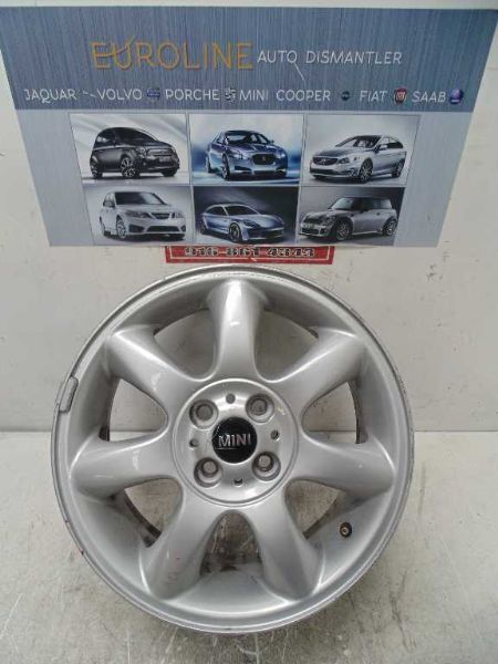 05-12 14 MINI COOPER Wheel Convertible 16×6-1/2 7 Spoke Silver  32915