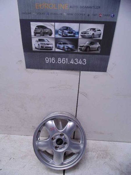 08-14 MINI COOPER  CLUBMAN Wheel 15×5-1/2 Alloy 5 Spoke Silver AA 32840