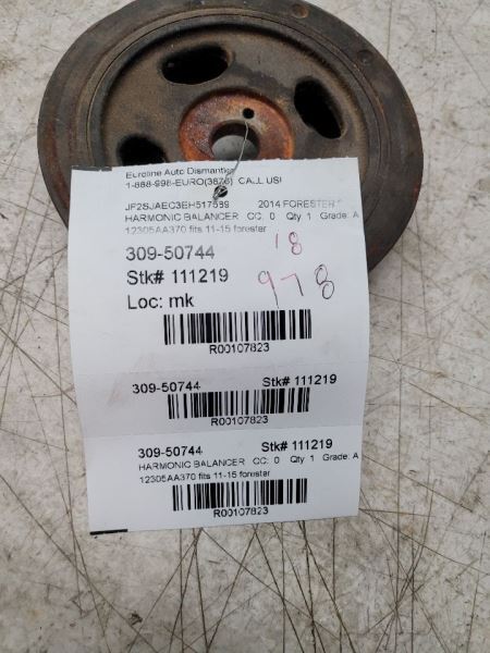 13-20 SUBARU FORESTER Harmonic Balancer 107823