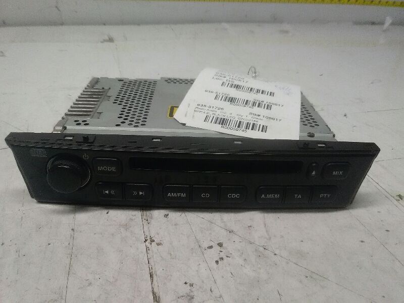 02-08 JAGUAR X TYPE Audio Equipment Radio CD Automatic Changer  59745