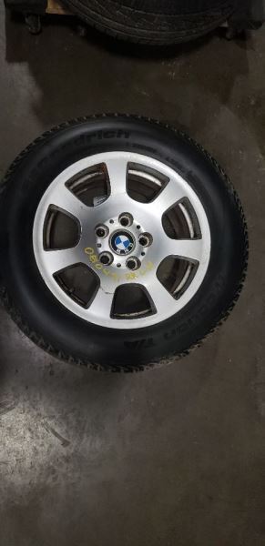 04-07 BMW 525i  Wheel 16×7 Alloy 7 Spoke Trapezoid Holes AA117370