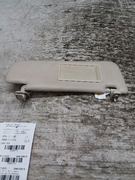 12-17 FIAT 500 Passenger Sun Visor 2 Door Without Illumination AA67773