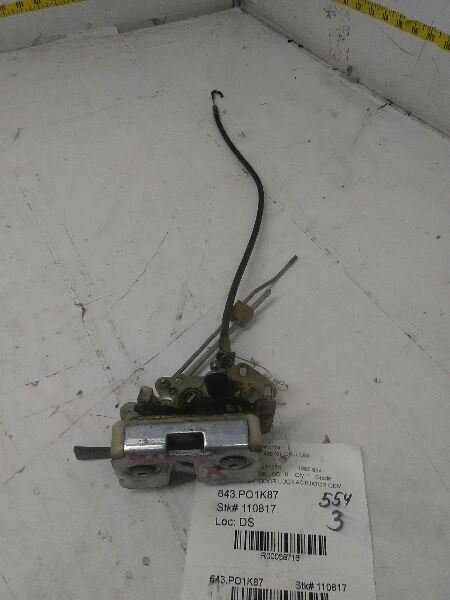 1987 Lock Actuator PORSCHE 924   58716