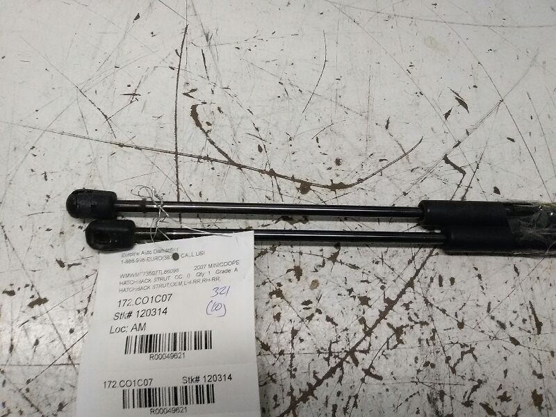 2007 MINI COOPER TAILGATE STRUTS KR49621