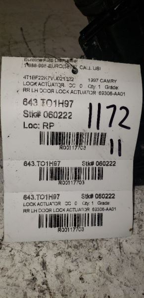 CAMRY     1997 Lock Actuator 117703