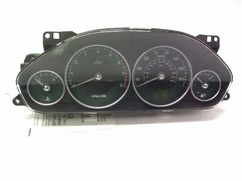 02-03 JAGUAR X TYPE Speedometer Cluster Without Message Center MPH AA 54409