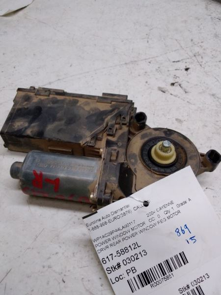 03-06 08-10 PORSCHE CAYENNE Driver Power Window Motor Rear  75851