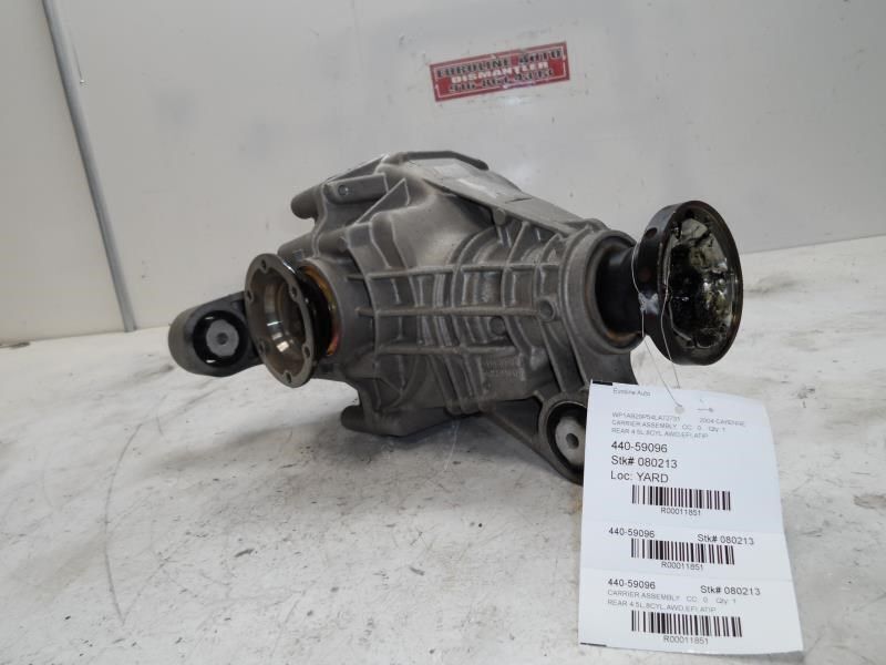 03-06 PORSCHE CAYENNE Carrier Rear Axle 4.5L Without Turbo 11851