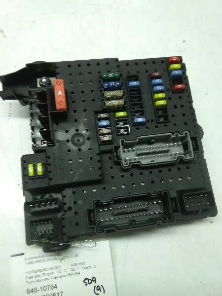 05-09 VOLVO 60 SERIES Fuse Box Engine Sedan  56755