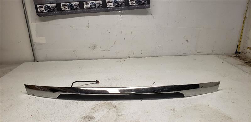 12-15 JAGUAR XF Tail Finish Panel Chrome Without Rear View Camera AA111943