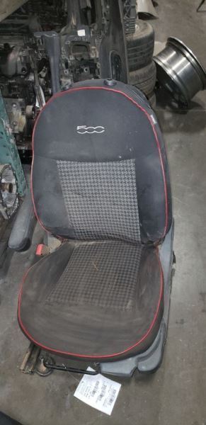 12-17 FIAT 500 Driver Front Seat 2 Door Pop Bucket Manual 110037