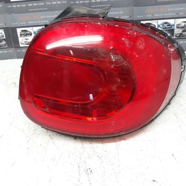 12-17 FIAT 500 Passenger Right Tail Light 2 Door Coupe AA71019