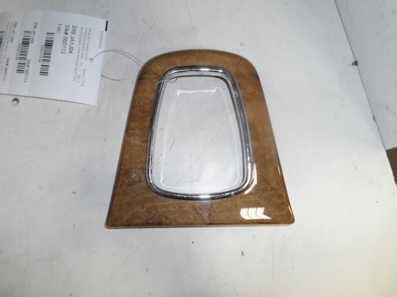 2002-2008 JAGUAR X TYPE SHIFTER BEZEL W/ WOODGRAIN 13139