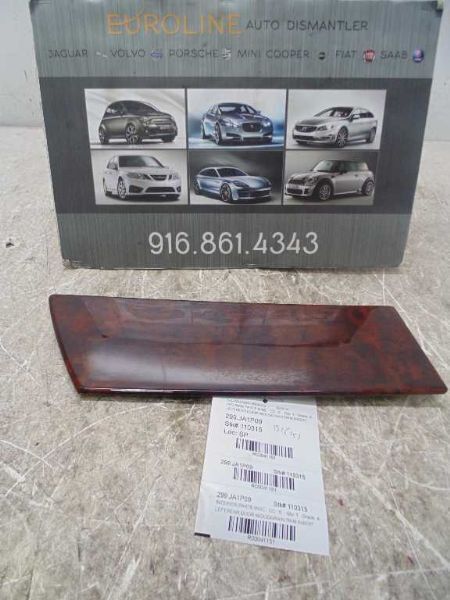 2009 JAGUAR XF LEFT REAR DOOR WOODGRAIN TRIM INSERT 8X23-F05H21-AB KR41151