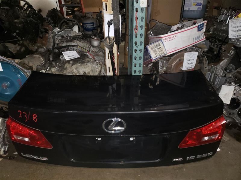 2011 LEXUS IS350 TAILGATE BLACK 4 DR,RWD NO CAMERA