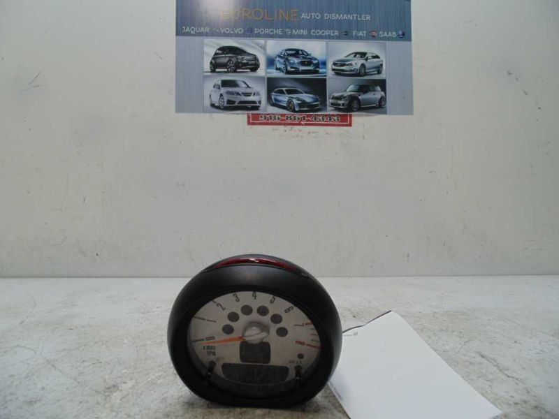 07-10 MINI COOPER Speedometer HT Tachometer Single Instrument AA 22806