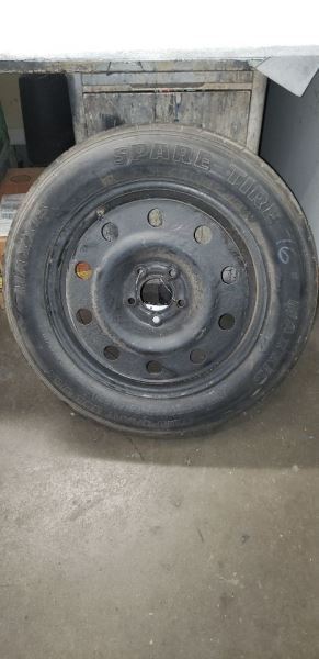 07-15 FORD EDGE Wheel 17×4-1/2 Compact Spare Steel AA 113885