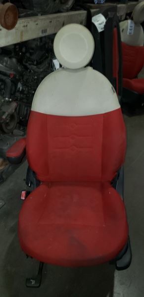 12-17 FIAT 500  Driver Front Seat 2 Door Pop Bucket Manual 119590