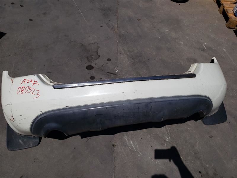 2006 NISSAN MURANO REAR BUMPER COVER WHITE WITH ABSORBER KR121170