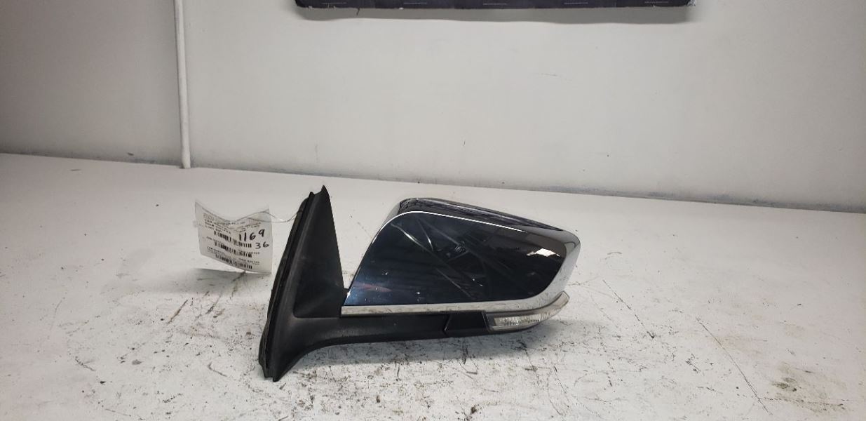 2014-2017 CHEVROLET IMPALA CHROME LEFT FRONT SIDE VIEW MIRROR 22936940 KR113647