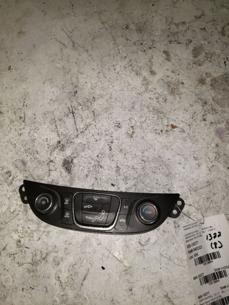 2018 CHEVROLET MALIBU TEMPERATURE CONTROL KR129984