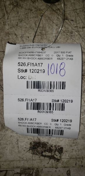 500 FIAT  2017 Shock Absorber 109365