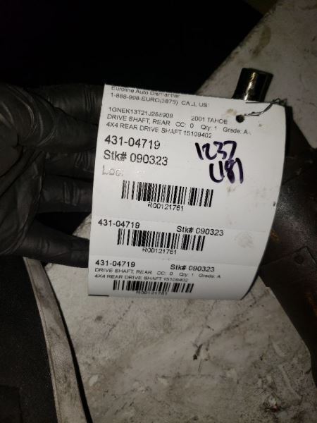 Rear Drive Shaft 4WD Fits 00-05 TAHOE 121761