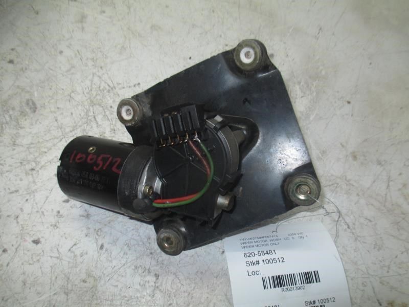 00-04 VOLVO 40 SERIES Windshield Wiper Motor 4 Cylinder VIN Vs  13902