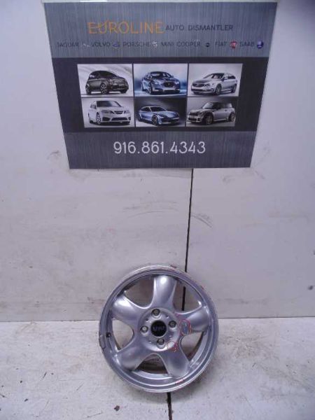 08-14 MINI COOPER CLUBMAN Wheel 15×5-1/2 Alloy 5 Spoke Silver AA 32838