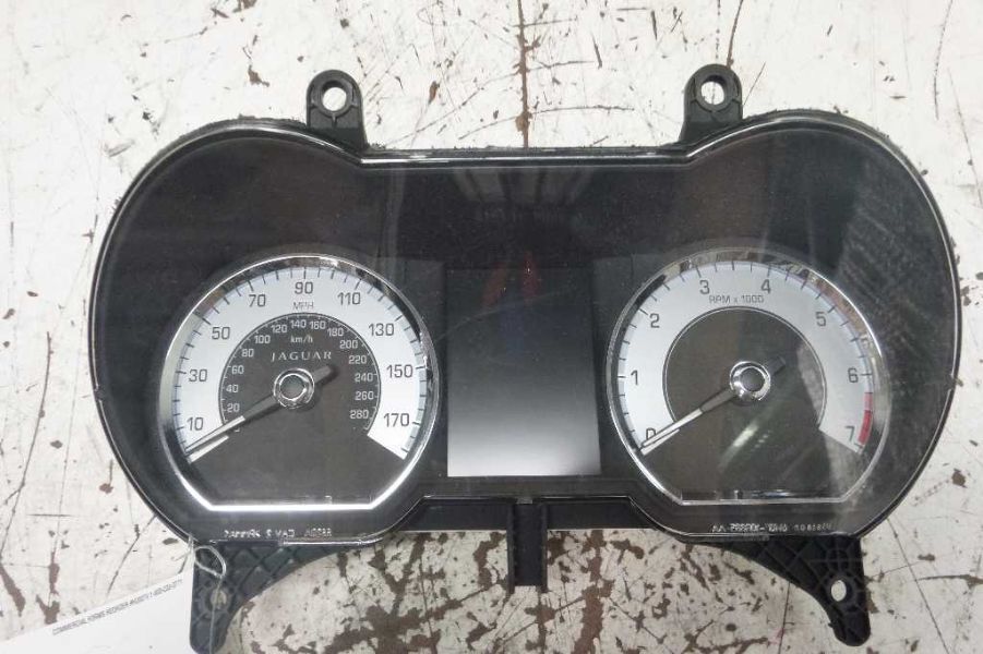 09 JAGUAR XF  Speedometer Cluster With Supercharged Option MPH AA45096