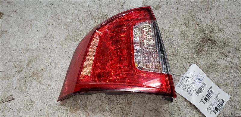 11-14 FORD EDGE Driver Left Tail Light Clear Red Lens AA 79600