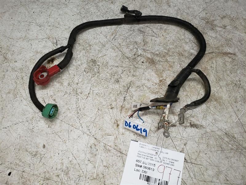 2015-2018 SUBARU CROSSTREK 2.0L POSITIVE BATTERY CABLE OEM 82246FJ080 KR107696