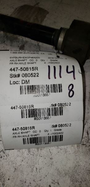 Passenger Axle Shaft Front Axle Sedan CVT Fits 09-19 COROLLA 113562