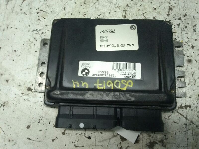 02-04 MINI COOPER Engine ECM Electronic Control Module 1.6L  52832