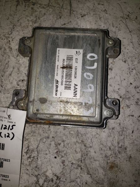 07-12 CHEVROLET MALIBU  Engine ECM Electronic Control Module 2.4L 120639