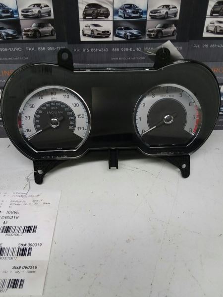 09 JAGUAR XF Speedometer Cluster With Supercharged Option MPH AA70617