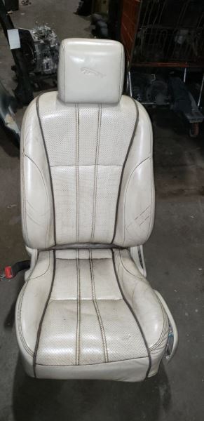 10-15 JAGUAR  XJ Driver Front Seat Bucket Leather Electric Base AA 116529