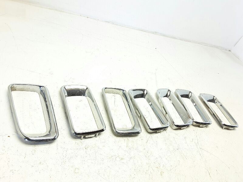 11-16 JEEP COMPASS FRONT BUMPER HOLE FRAME CHROME SET OF 7 68109865AA  DM96060