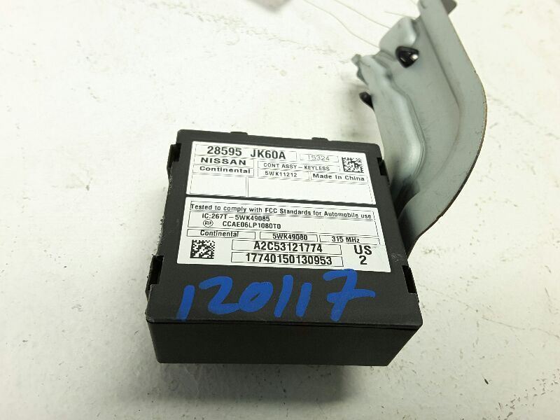 2008-2013 INFINITI G37 KEYLESS MODULE OEM 28595JK60A 95242