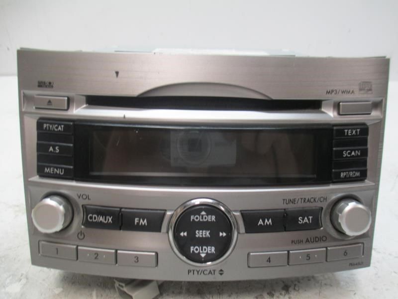 10-12 SUBARU LEGACY Audio Equipment Radio Receiver Am-fm-cd 1186