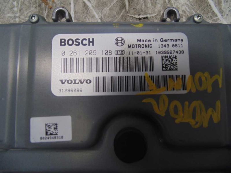 12 VOLVO 60 SERIES Engine ECM Electronic Control Module S60 T5 33844