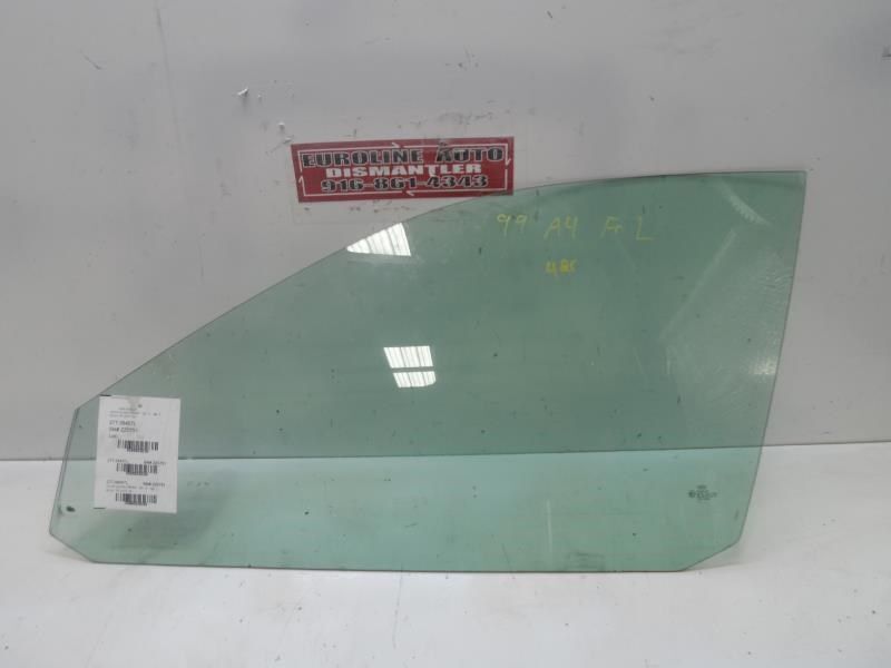 96-02 AUDI A4 Driver Front Door Glass Model VIN D 8th Digit AA 3030