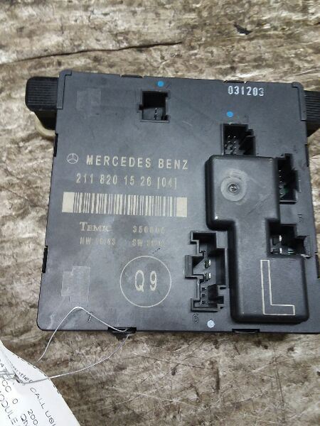 03-07 MERCEDES E-CLASS Chassis ECM 211 Type Door E550 ID 2118201526  69189