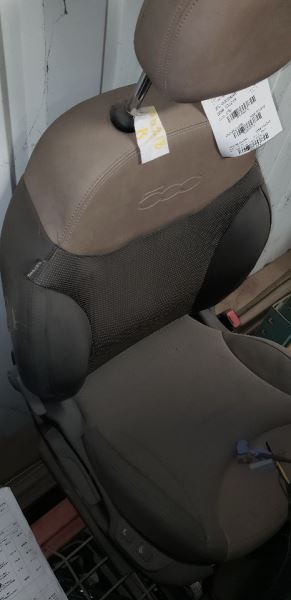 14-17 FIAT 500  Passenger Front Seat 4 Door L Model Lounge Bucket AA64974