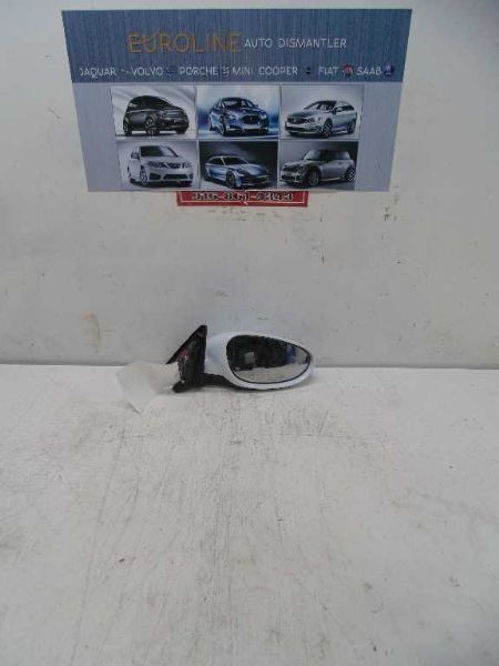 1997-2004 PORSCHE BOXSTER RIGHT SIDE VIEW WHITE MIRROR KR24347