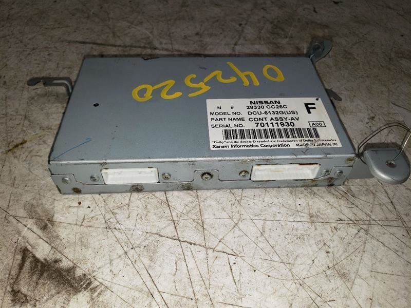 2007-2009 NISSAN QUEST NAVIGATION MODULE 28330 CC26C 78711