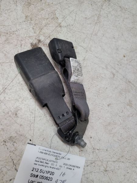 2020 Seat Belt Rear  SUBARU CROSSTREK AA107831