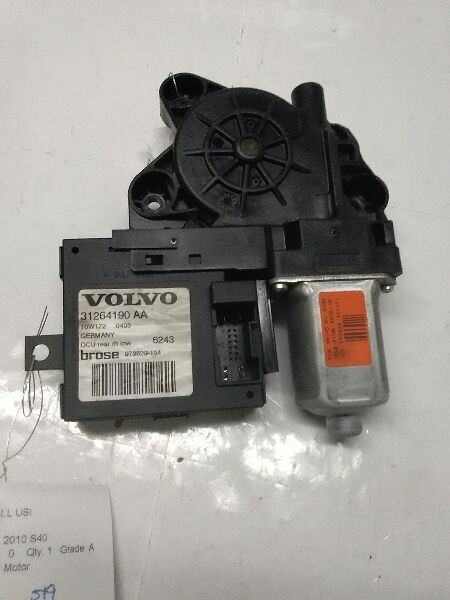 04-11 VOLVO 40 SERIES Passenger Rear Window Regulator Electric   AA57120