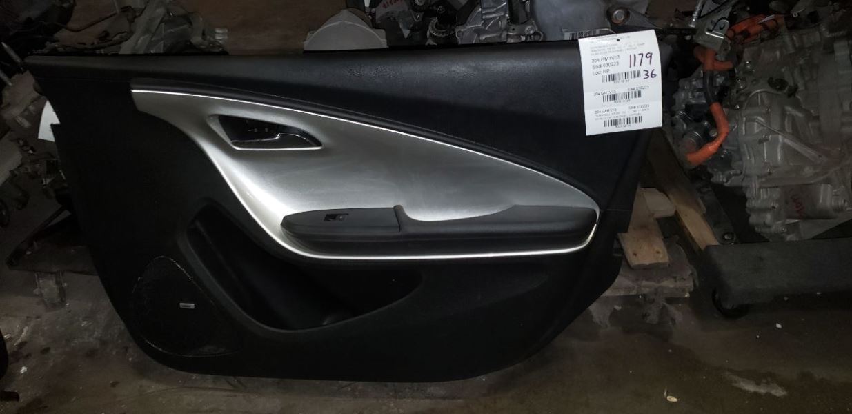 2013 Front Door Trim Panel  CHEVROLET VOLT AA118198